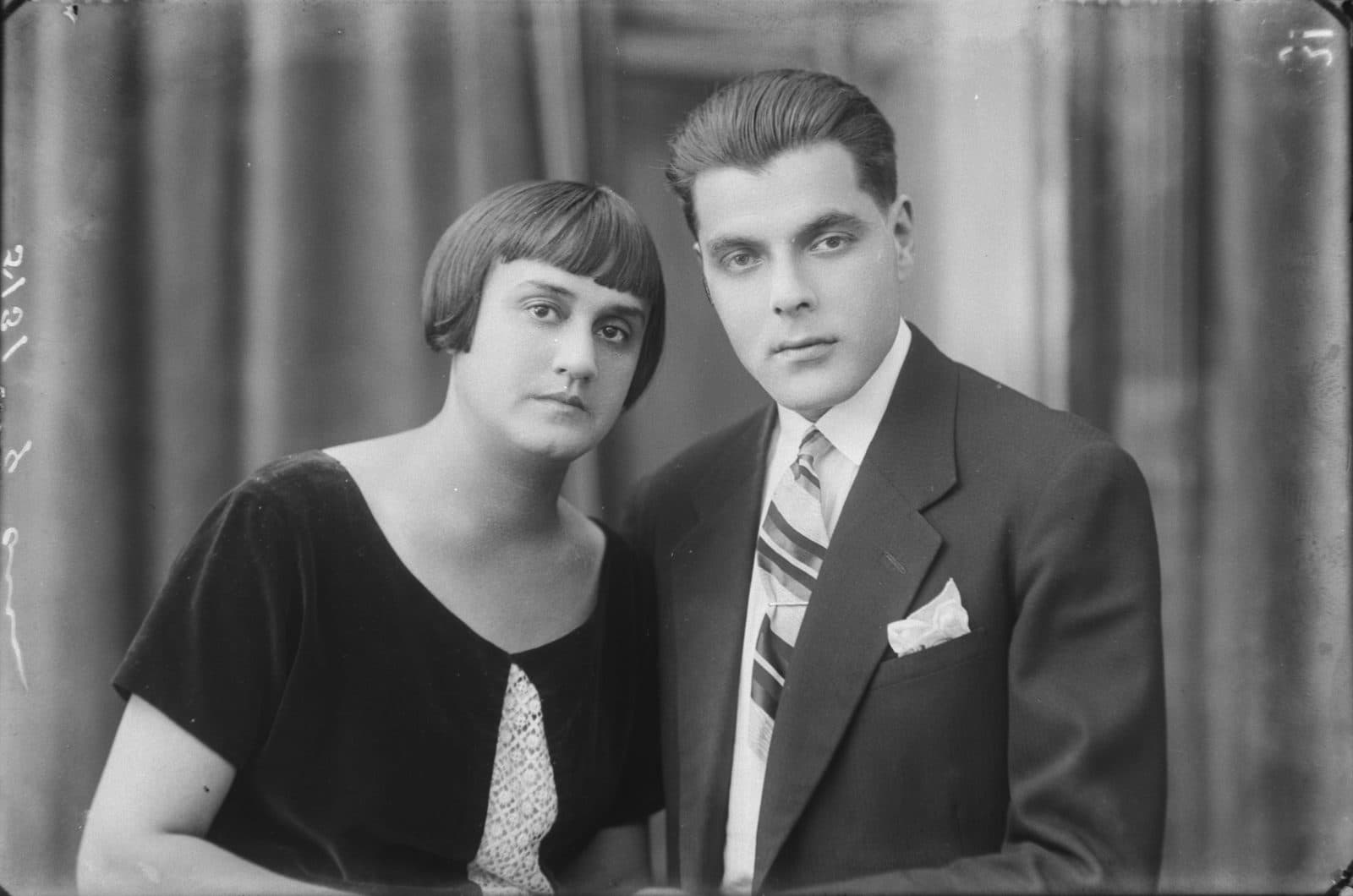 Fotografia z atelier E. Janusz, negatyw nr 104