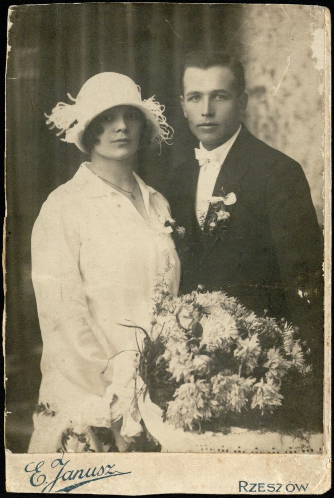 Edward Janusz, Rzeszów – fotografia ślubna „Wisia i Antoni”, 6 lutego 1928