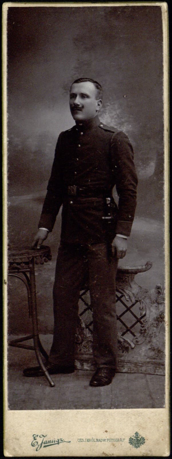 Edward Janusz, Rzeszów – portret żołnierza w mundurze austro-węgierskim
